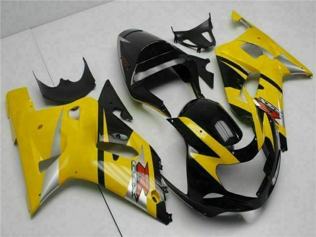 Plásticos Suzuki GSXR 600 / 750 K1 K2 K3 2001-2003 - Amarelo Plásticos Suzuki GSXR 600 / 750 K1 K2 K3 2001-2003 - Amarelo