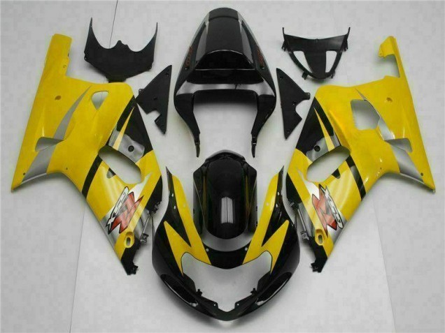 Plásticos Suzuki GSXR 600 / 750 K1 K2 K3 2001-2003 - Amarelo Plásticos Suzuki GSXR 600 / 750 K1 K2 K3 2001-2003 - Amarelo