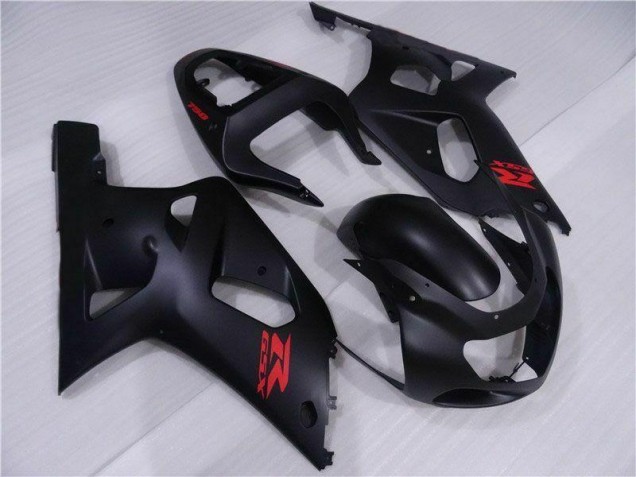 Plásticos Suzuki GSXR 600 / 750 K1 K2 K3 2001-2003 - Preto Plásticos Suzuki GSXR 600 / 750 K1 K2 K3 2001-2003 - Preto