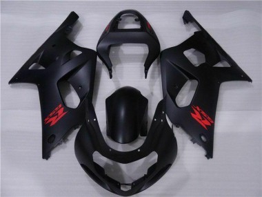 Plásticos Suzuki GSXR 600 / 750 K1 K2 K3 2001-2003 - Preto