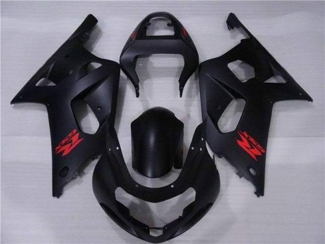 Plásticos Suzuki GSXR 600 / 750 K1 K2 K3 2001-2003 - Preto Plásticos Suzuki GSXR 600 / 750 K1 K2 K3 2001-2003 - Preto