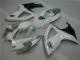 Plásticos Suzuki GSXR 600 / 750 K6 2006-2007 - Branco Prata Plásticos Suzuki GSXR 600 / 750 K6 2006-2007 - Branco Prata