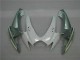 Plásticos Suzuki GSXR 600 / 750 K6 2006-2007 - Branco Prata Plásticos Suzuki GSXR 600 / 750 K6 2006-2007 - Branco Prata