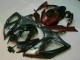 Plásticos Suzuki GSXR 600 / 750 K6 2006-2007 - Preto Vermelho Plásticos Suzuki GSXR 600 / 750 K6 2006-2007 - Preto Vermelho