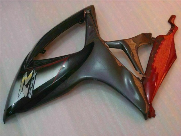 Plásticos Suzuki GSXR 600 / 750 K6 2006-2007 - Preto Vermelho Plásticos Suzuki GSXR 600 / 750 K6 2006-2007 - Preto Vermelho