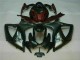 Plásticos Suzuki GSXR 600 / 750 K6 2006-2007 - Preto Vermelho Plásticos Suzuki GSXR 600 / 750 K6 2006-2007 - Preto Vermelho