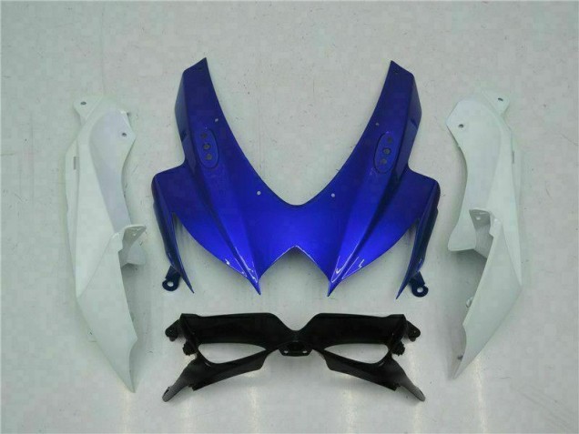Plásticos Suzuki GSXR 600 / 750 K8 2008-2010 - Azul Branco Plásticos Suzuki GSXR 600 / 750 K8 2008-2010 - Azul Branco