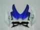 Plásticos Suzuki GSXR 600 / 750 K8 2008-2010 - Azul Branco Plásticos Suzuki GSXR 600 / 750 K8 2008-2010 - Azul Branco