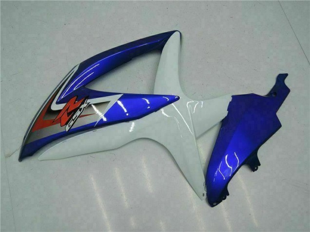 Plásticos Suzuki GSXR 600 / 750 K8 2008-2010 - Azul Branco Plásticos Suzuki GSXR 600 / 750 K8 2008-2010 - Azul Branco