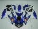 Plásticos Suzuki GSXR 600 / 750 K8 2008-2010 - Azul Branco Plásticos Suzuki GSXR 600 / 750 K8 2008-2010 - Azul Branco